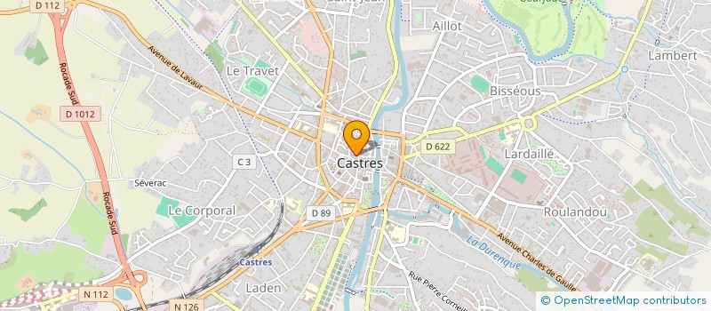localisation de l'entreprise SARL ROGER DUPARCHY à CASTRES