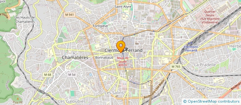 localisation de l'entreprise SARL ROGER RENE à CLERMONT-FERRAND