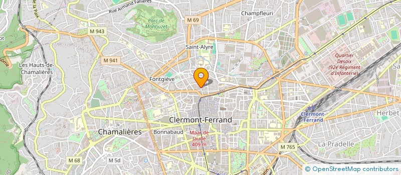localisation de l'entreprise SARL ROGIREL à CLERMONT-FERRAND