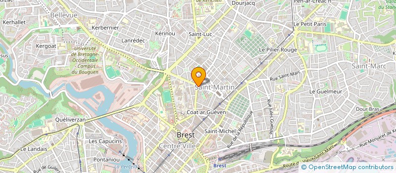 localisation de l'entreprise SARL ROJ à BREST