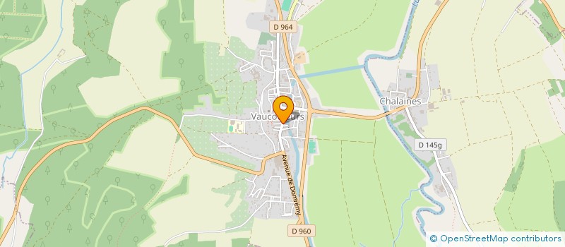 localisation de l'entreprise SARL ROLAND COTTENY à VAUCOULEURS
