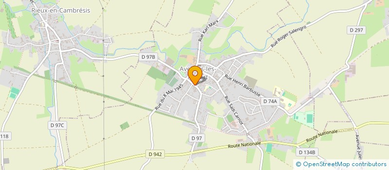 localisation de l'entreprise SARL ROLAND ET FILS à AVESNES-LES-AUBERT