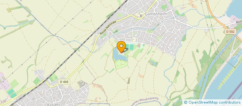 localisation de l'entreprise SARL ROLAND SIMON  GAMBSHEIM