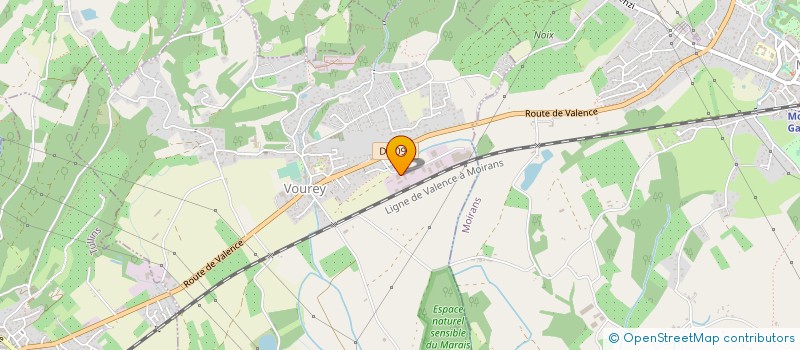 localisation de l'entreprise SARL ROLAND TOMAI  VOUREY