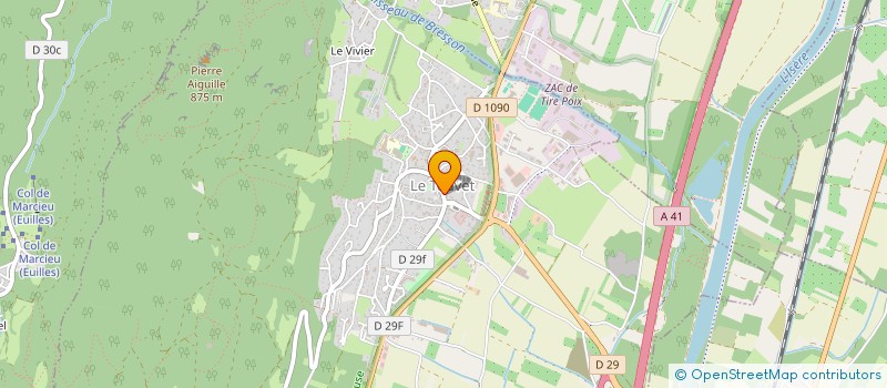 localisation de l'entreprise SARL ROLANDO  LE TOUVET