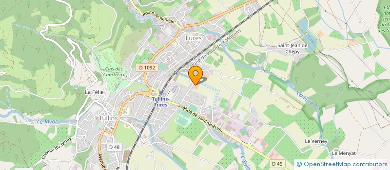 localisation de l'entreprise SARL ROLBECK à TULLINS