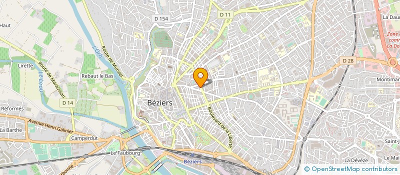 localisation de l'entreprise SARL ROLBER à BEZIERS