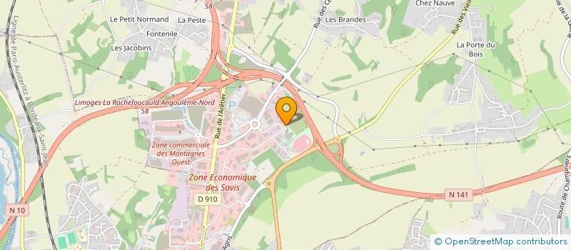localisation de l'entreprise SARL ROLLIN à CHAMPNIERS