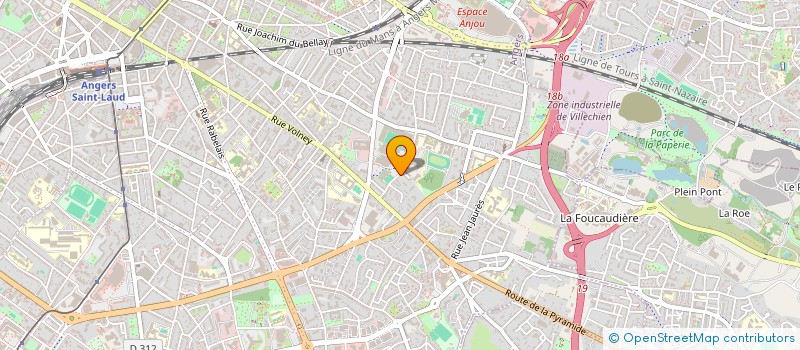 localisation de l'entreprise SARL ROLY à ANGERS