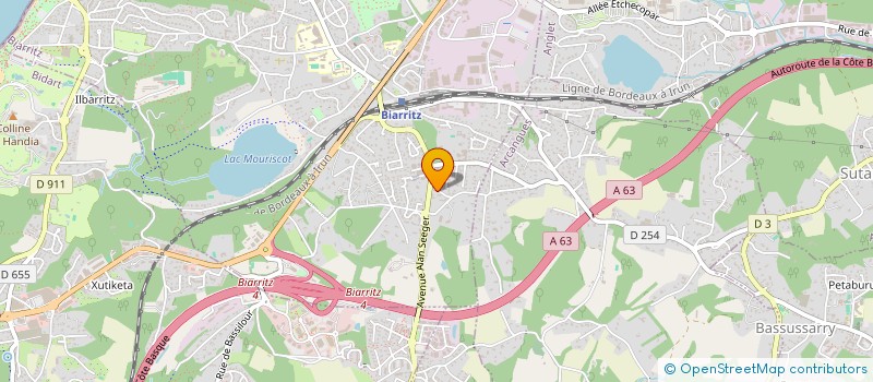 localisation de l'entreprise SARL ROM DISTRIBUTION à BIARRITZ