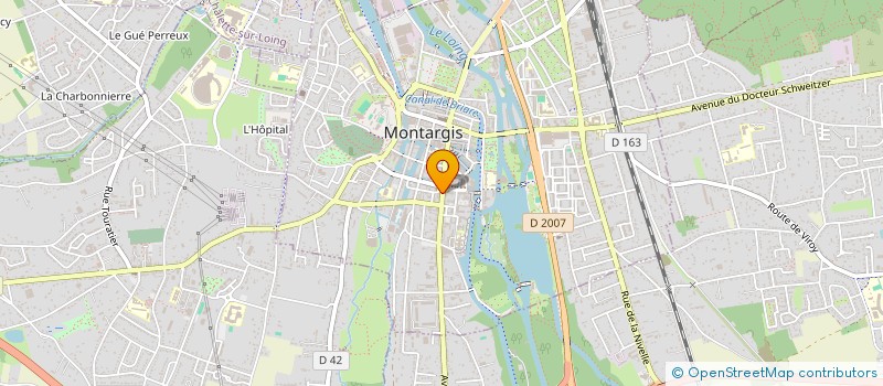localisation de l'entreprise SARL ROMA à MONTARGIS