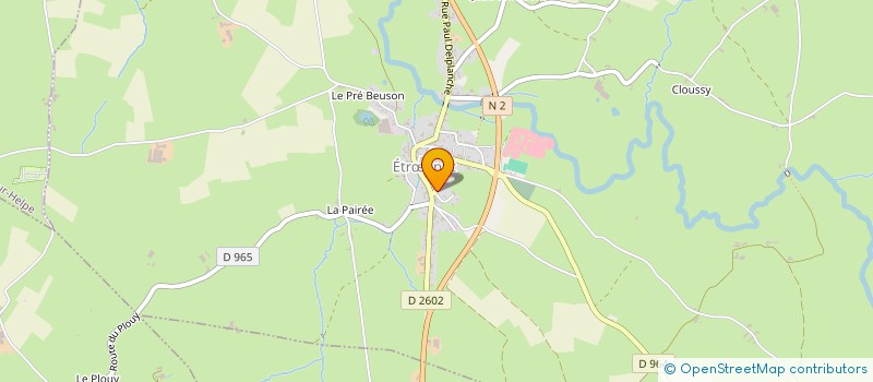 localisation de l'entreprise SARL ROMAIN DENISE  ETRUNGT