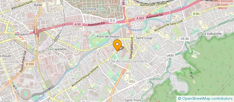 localisation de l'entreprise SARL ROMAIN PLUS à MARSEILLE