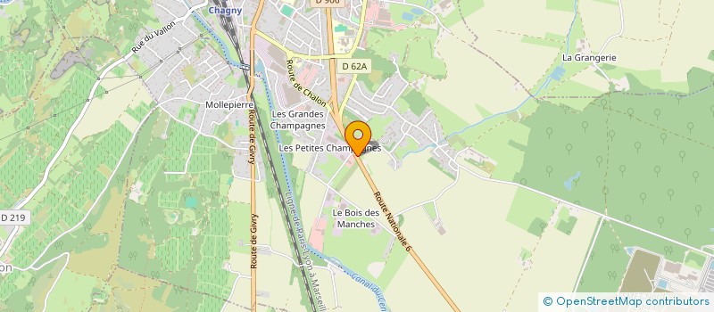 localisation de l'entreprise SARL ROMANE LE CHAGNY à CHAGNY