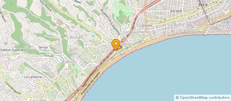 localisation de l'entreprise SARL ROMANIA SERVICES à NICE