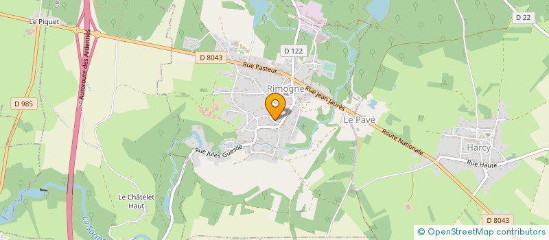 localisation de l'entreprise SARL ROMAX à RIMOGNE