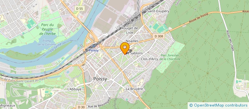 localisation de l'entreprise SARL ROMBAUT  POISSY