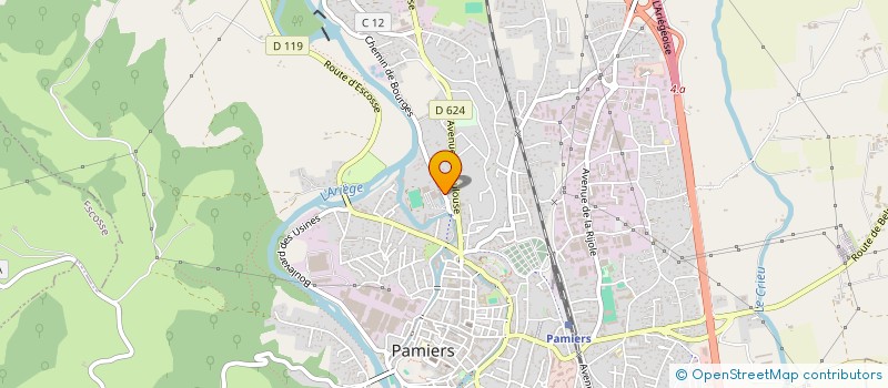 localisation de l'entreprise SARL ROMERO RAYMOND ET FILS à PAMIERS