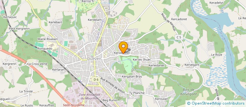 localisation de l'entreprise SARL ROMUALD FORTINI  GESTEL