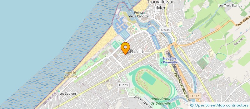 localisation de l'entreprise SARL RONDEN à DEAUVILLE