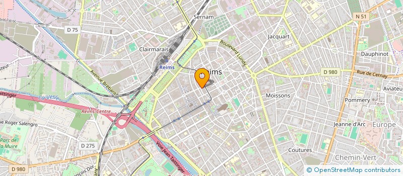 localisation de l'entreprise SARL RONEZ  REIMS