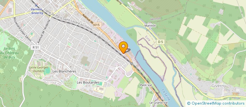 localisation de l'entreprise SARL ROPE à VERNON