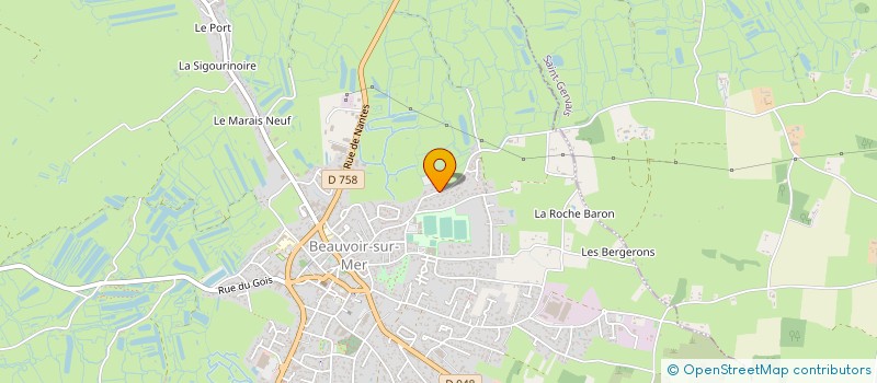 localisation de l'entreprise SARL ROQUAND à BEAUVOIR-SUR-MER