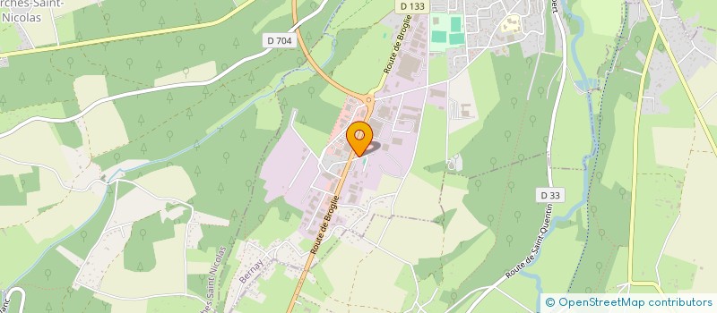 localisation de l'entreprise SARL ROQUES ET LECOEUR BERNAY  BERNAY