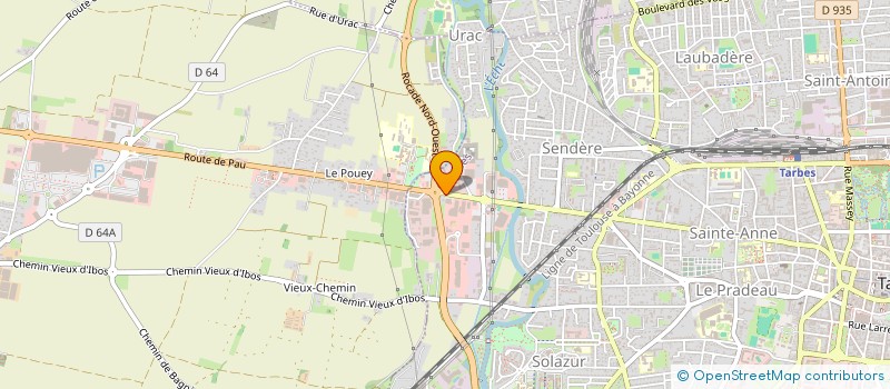localisation de l'entreprise SARL ROS à TARBES