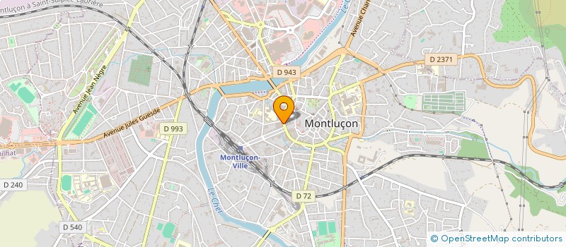 localisation de l'entreprise SARL ROSALLIN à MONTLUCON