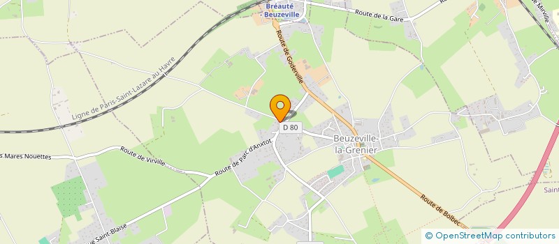 localisation de l'entreprise SARL ROSBUR  BEUZEVILLE-LA-GRENIER