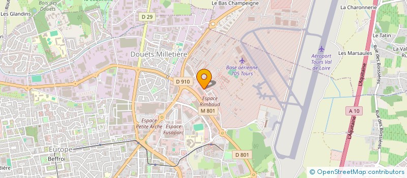 localisation de l'entreprise SARL ROSE  TOURS