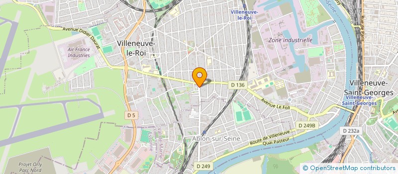 localisation de l'entreprise SARL ROSE à VILLENEUVE-LE-ROI