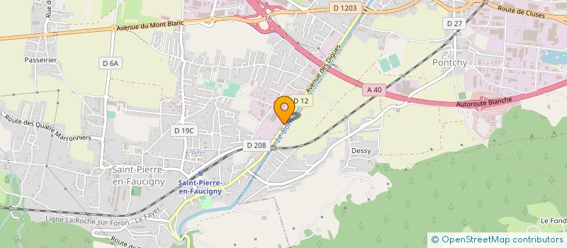 localisation de l'entreprise SARL ROSE ANIS CREATION  SAINT-PIERRE-EN-FAUCIGNY