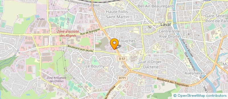 localisation de l'entreprise SARL ROSHA à LAVAL