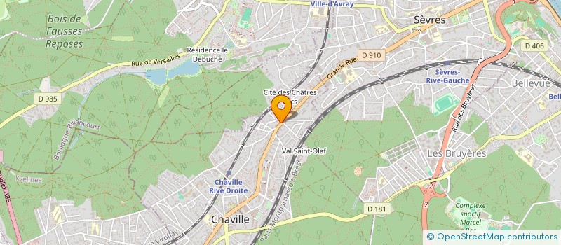 localisation de l'entreprise SARL ROSSANO à CHAVILLE