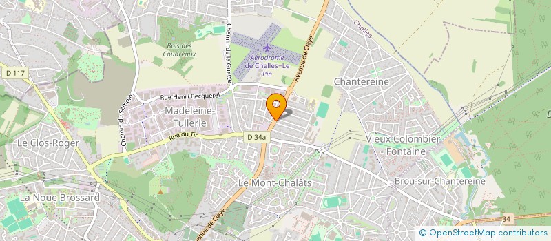 localisation de l'entreprise SARL ROSSI à CHELLES