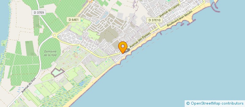 localisation de l'entreprise SARL ROSSI ALFRED  VALRAS-PLAGE