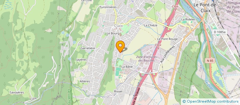 localisation de l'entreprise SARL ROSTAING  CLAIX