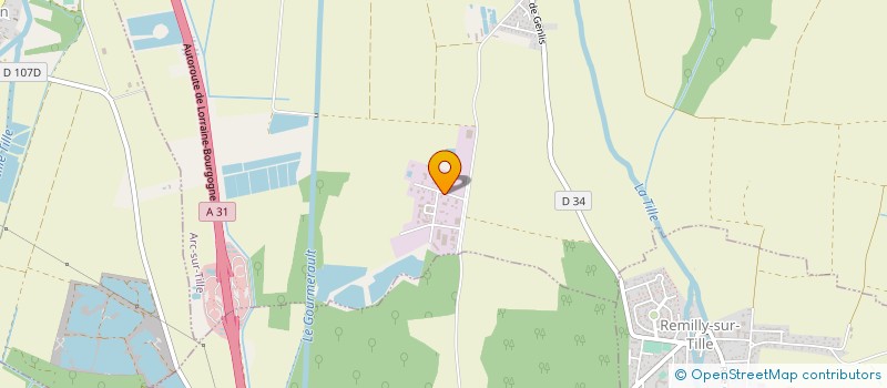 localisation de l'entreprise SARL ROTHLISBERGER TP à ARC-SUR-TILLE