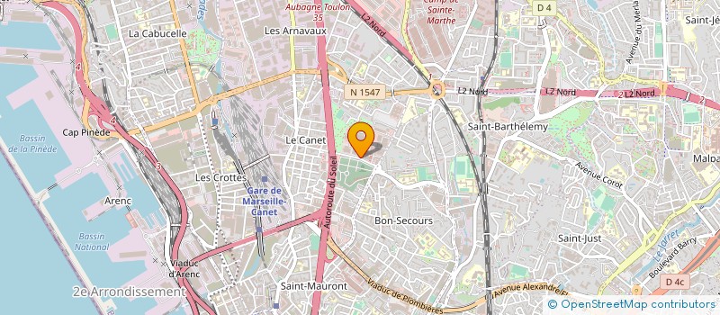 localisation de l'entreprise SARL ROTO 26 à MARSEILLE