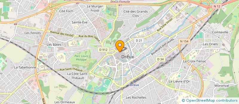 localisation de l'entreprise SARL ROTROU à DREUX