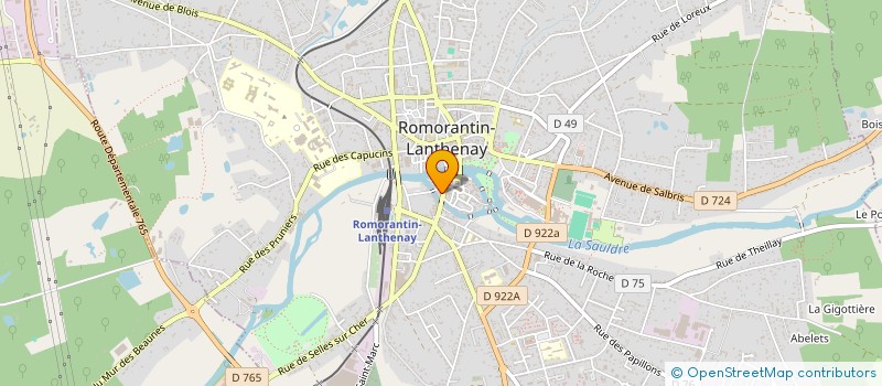 localisation de l'entreprise SARL ROTTE GUILLAUME à ROMORANTIN-LANTHENAY