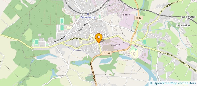 localisation de l'entreprise SARL ROUGIER à COMMENTRY