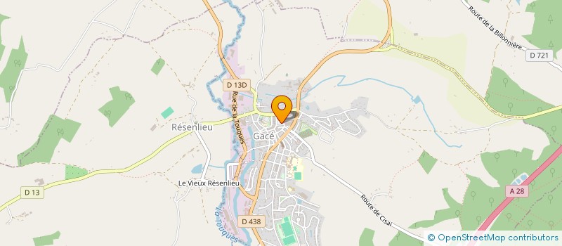 localisation de l'entreprise SARL ROUILLARD à GACE