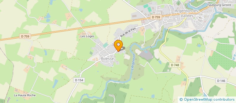 localisation de l'entreprise SARL ROUILLARD GUILLAUME  ARGENTONNAY