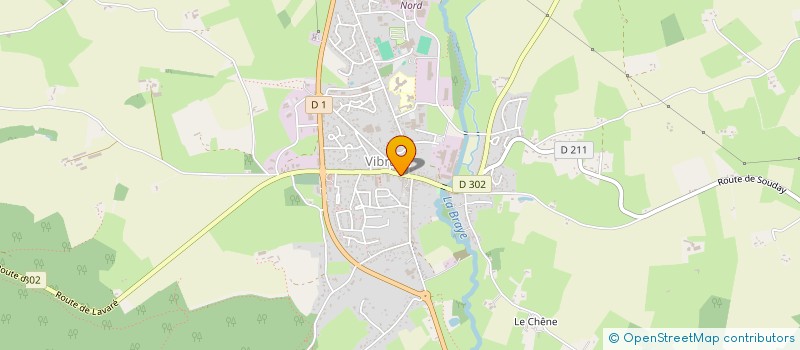 localisation de l'entreprise SARL ROUILLON LAUNAY  VIBRAYE