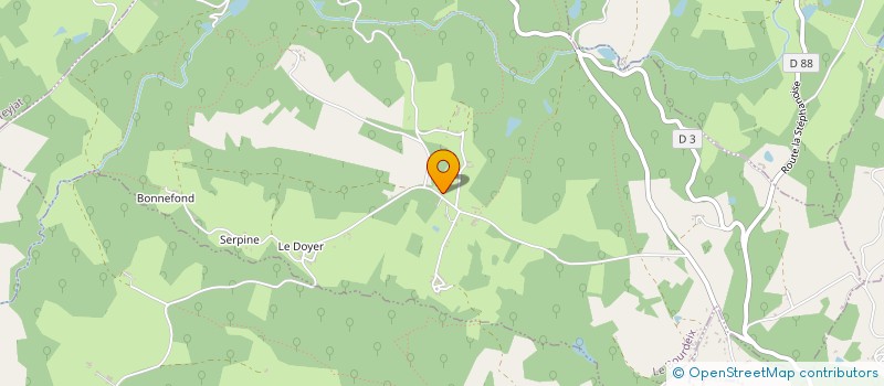 localisation de l'entreprise SARL ROUIZI à LE BOURDEIX
