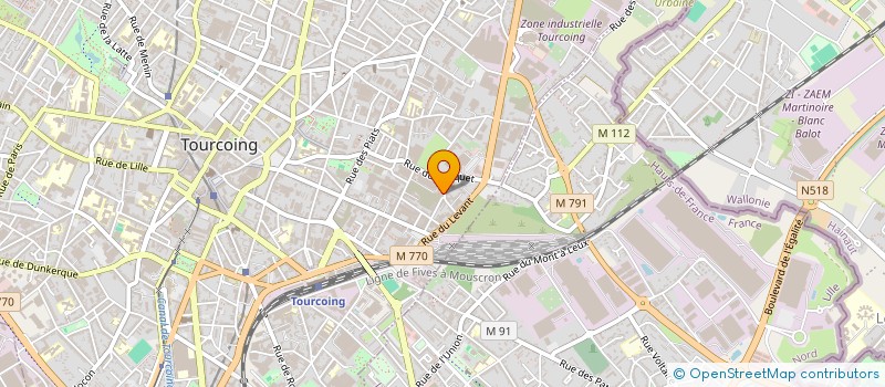 localisation de l'entreprise SARL ROULE ET BRILLE à TOURCOING