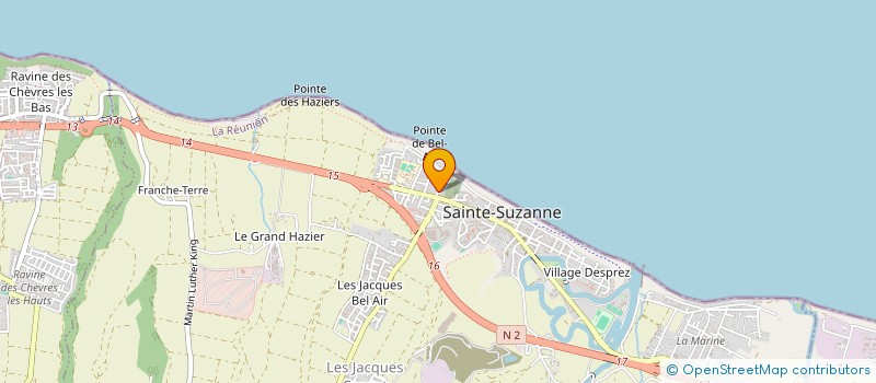 localisation de l'entreprise SARL ROULE MATANTE  SAINTE-SUZANNE